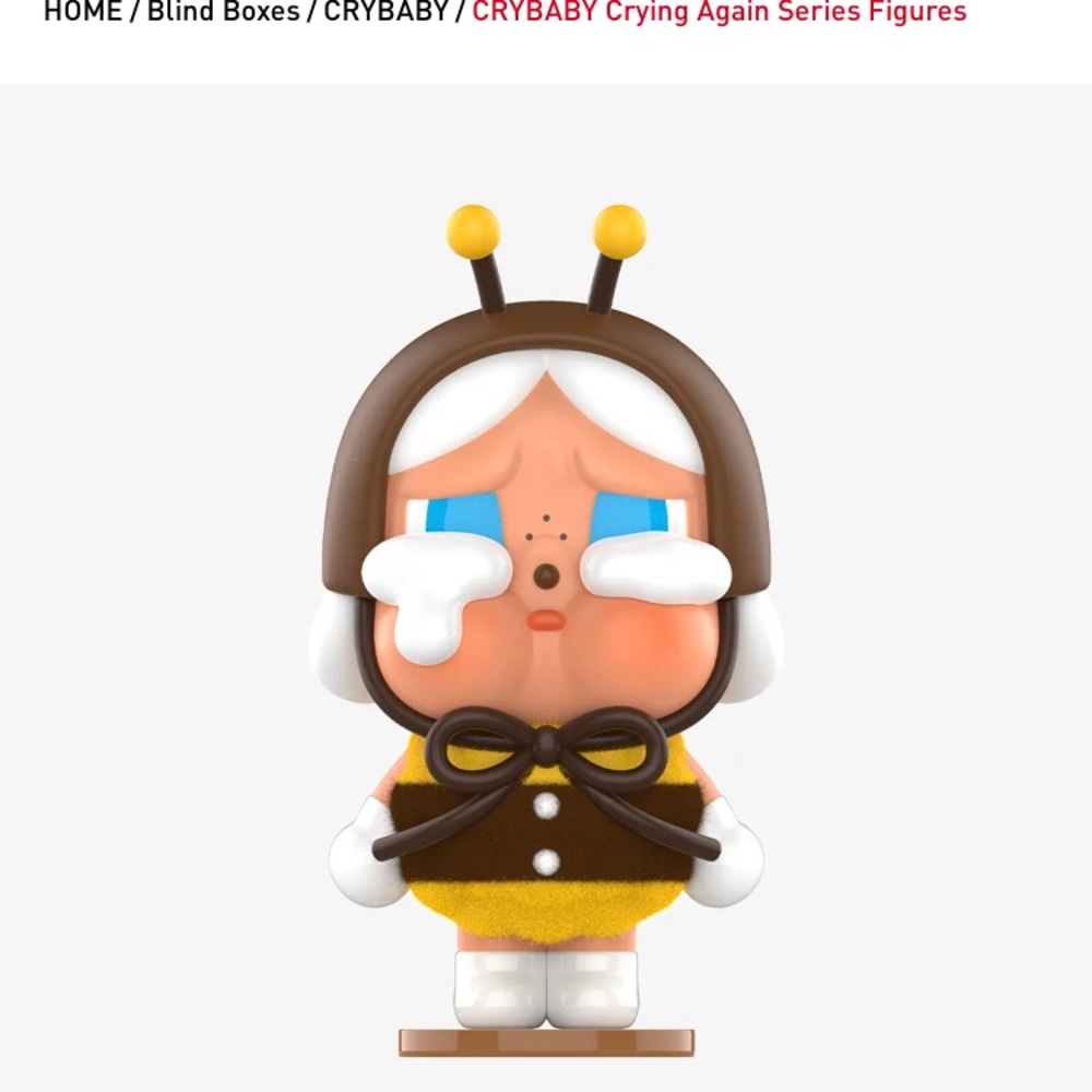 🐝🥹🐝 CRYBABY Crying Again Series Figure - Yellow and Brown